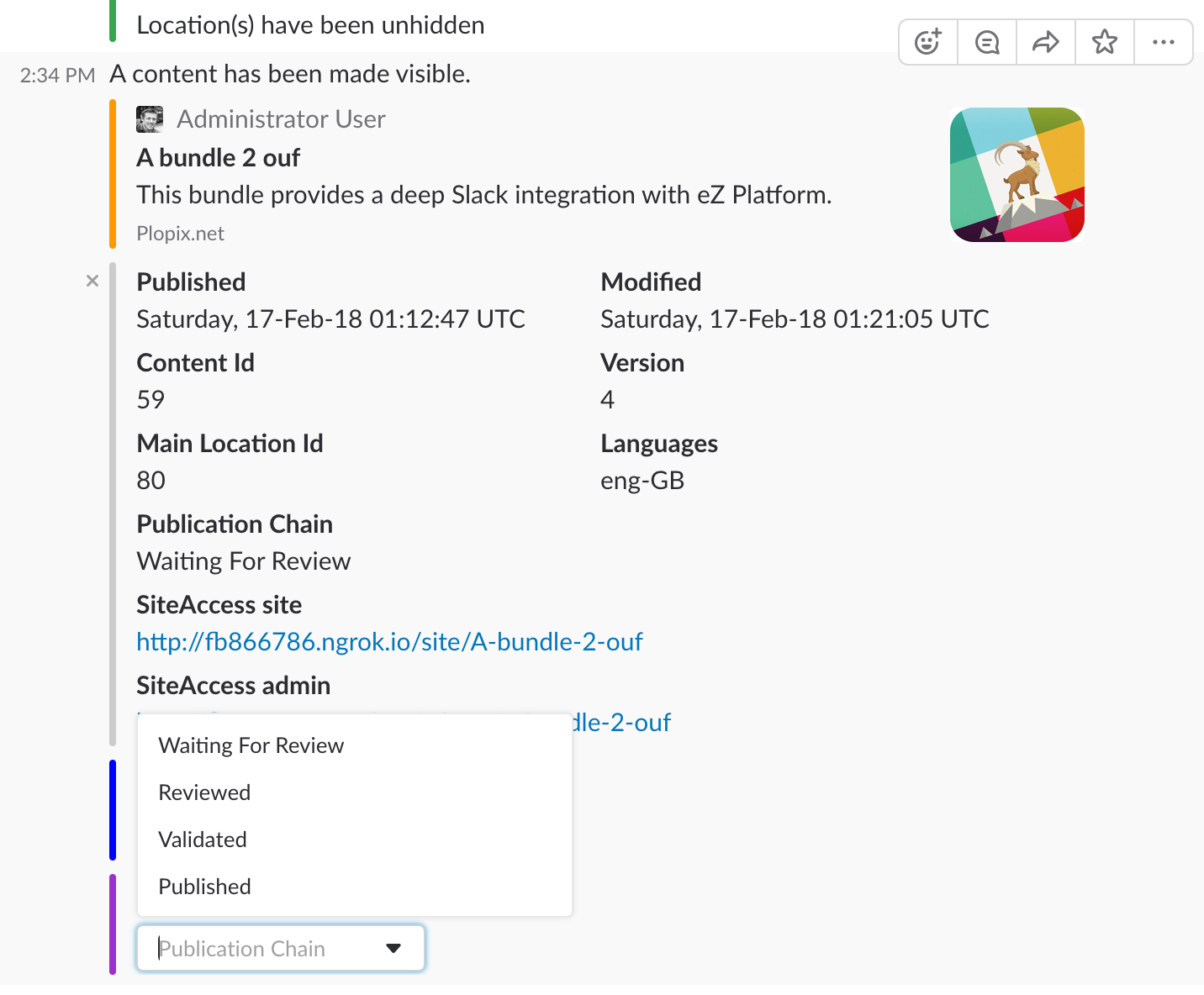 PublicationChain